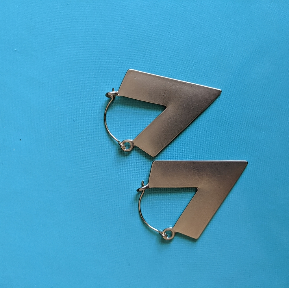Gold V Earrings